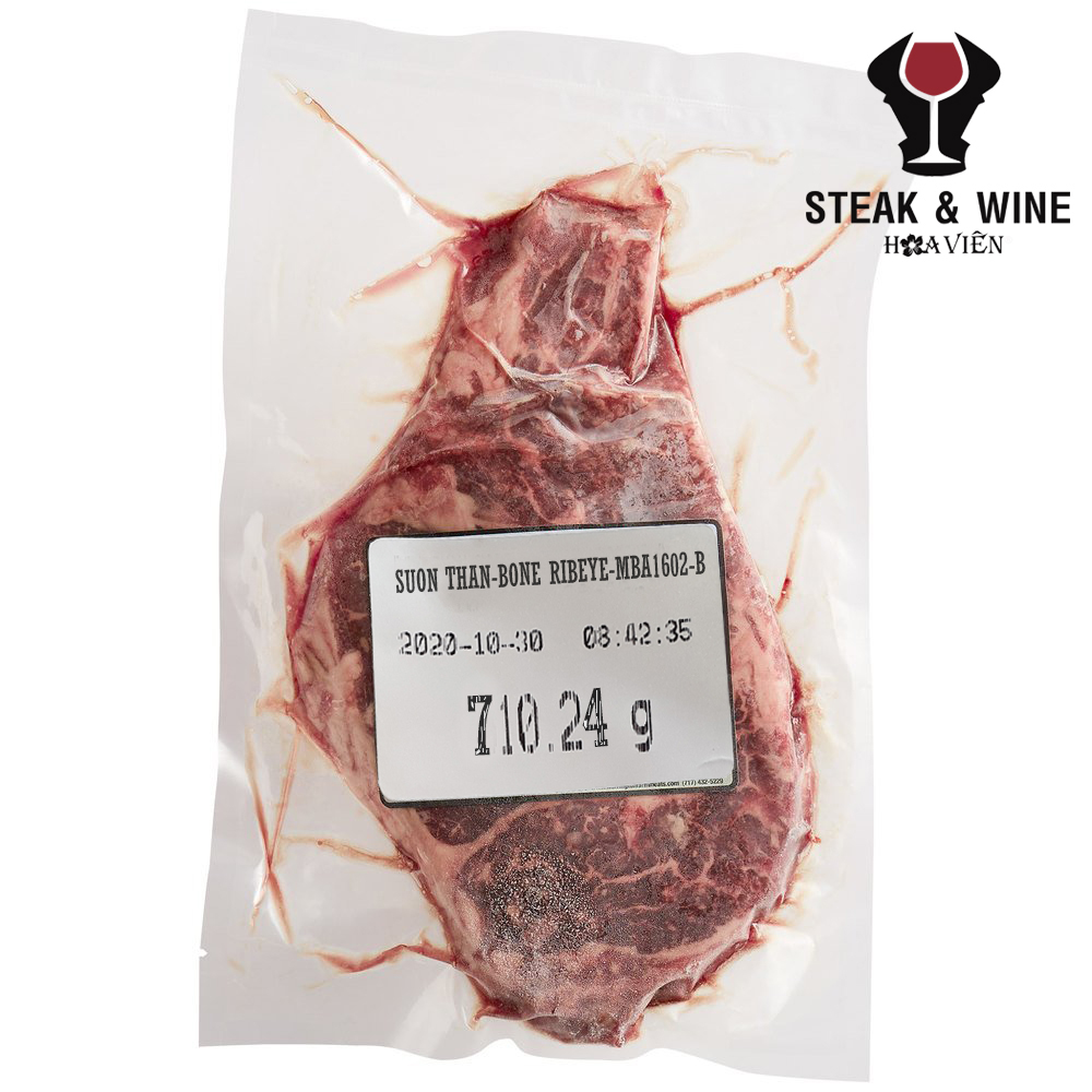 Sườn thăn bò ủ 30 ngày (Dry Aged Bone in Rib Eye Steak 30 days)
